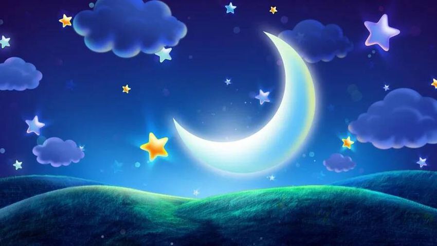Ночь сладких снов Сказочное звездное небо