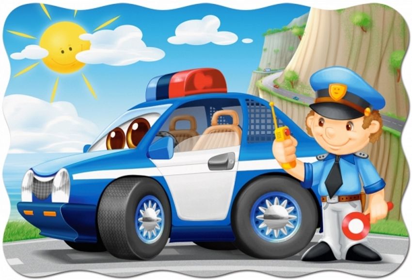 Пазл castorland police patrol (c-02252), 20 дет.