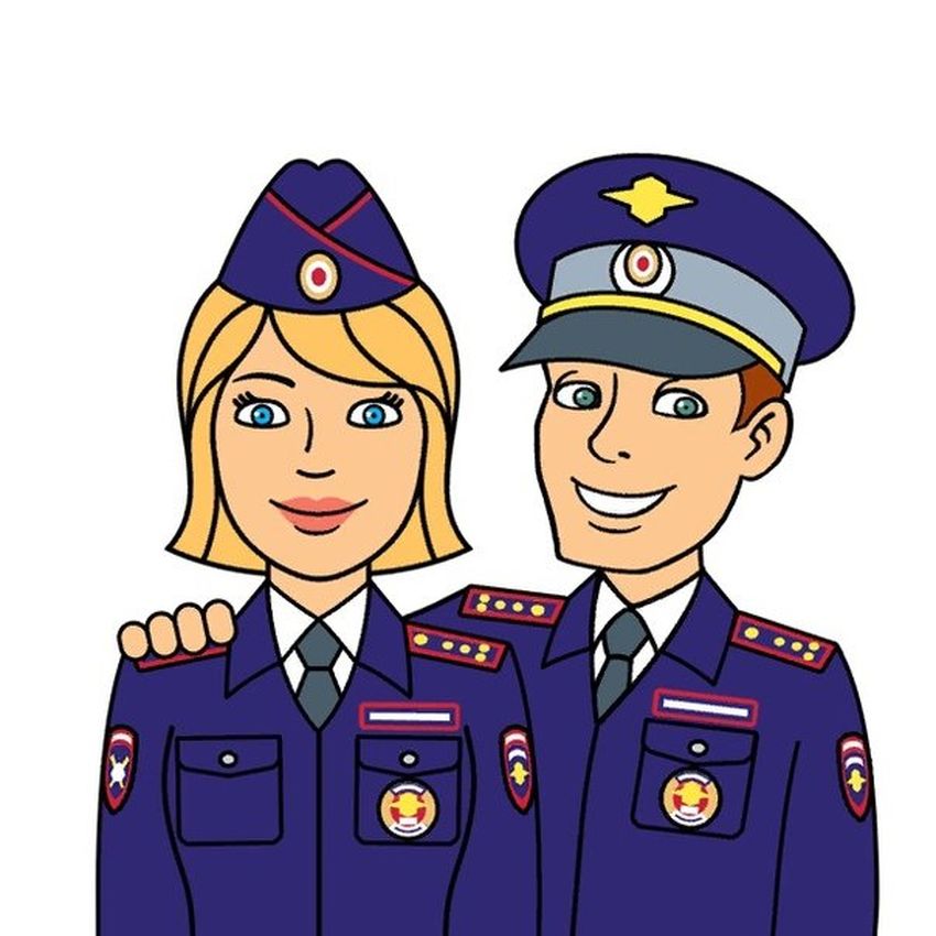 Рисунок полицейского