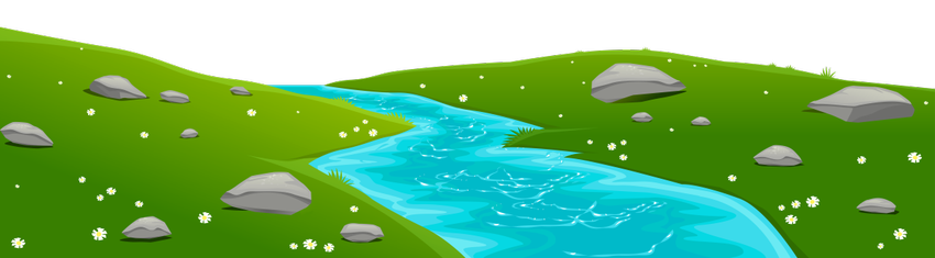 Река мультяшная Речка мультяшная