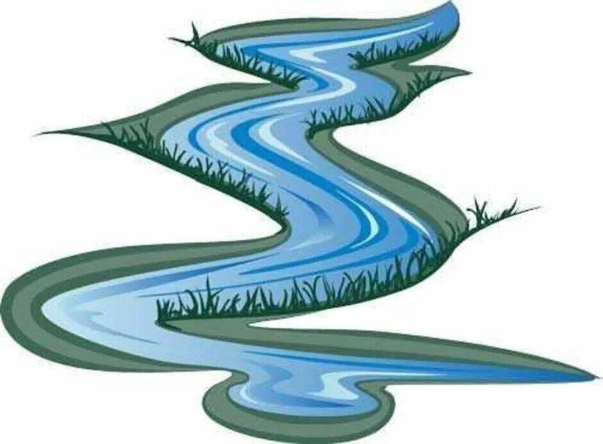 Река клипарт Речка клипарт