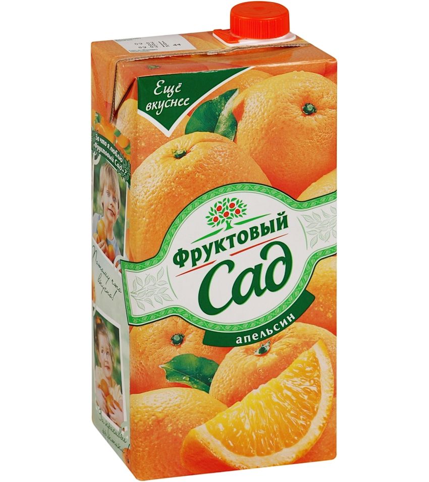 Сок фруктовый сад апельсин 200 мл