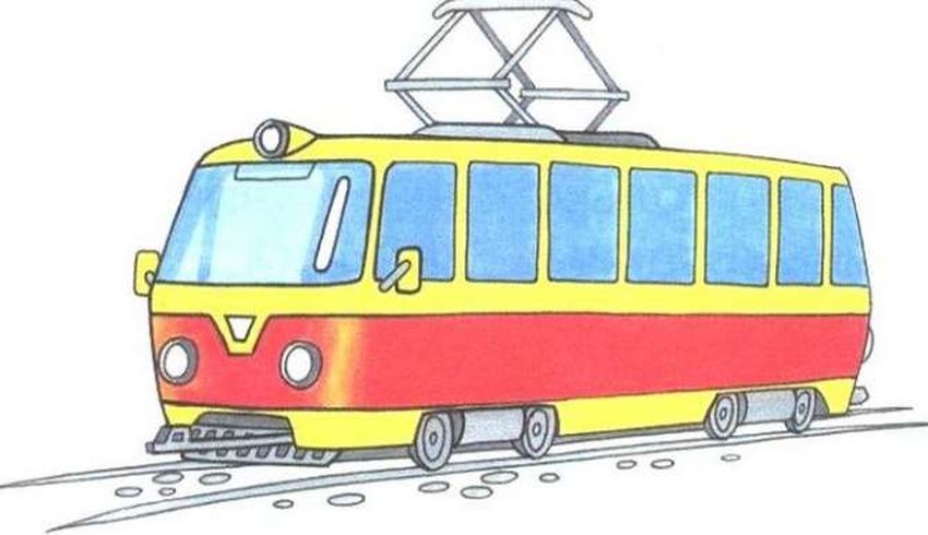 Трамвай для дошкольников
