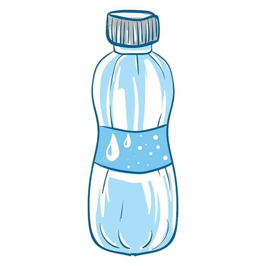 Бутылка воды рисунок