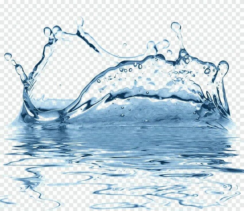Вода прозрачный фон