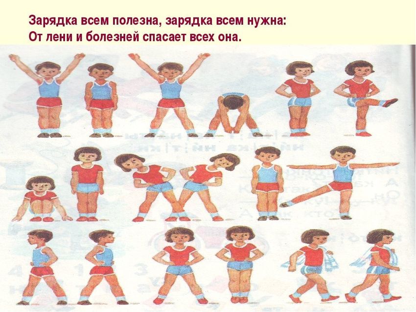 Комплекс упражнений для утренней зарядки