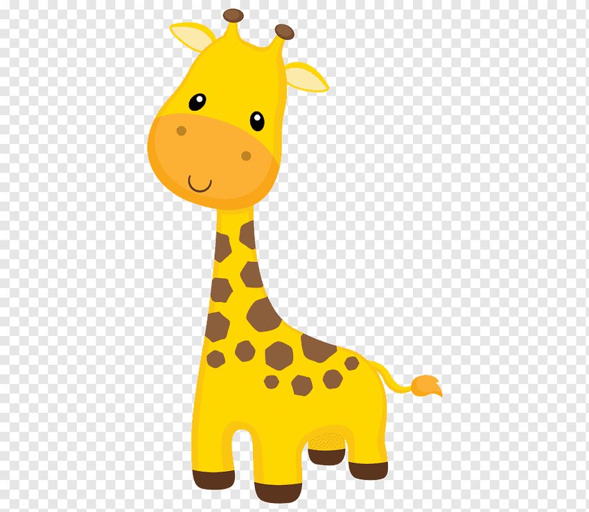 Жираф мультяшный Отрисовки жираф