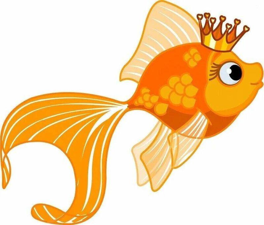 Золотая рыбка иллюстрация