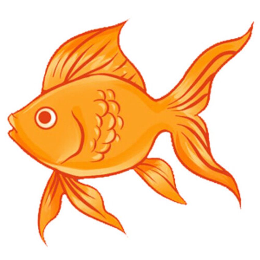Рисунок золотая рыбка