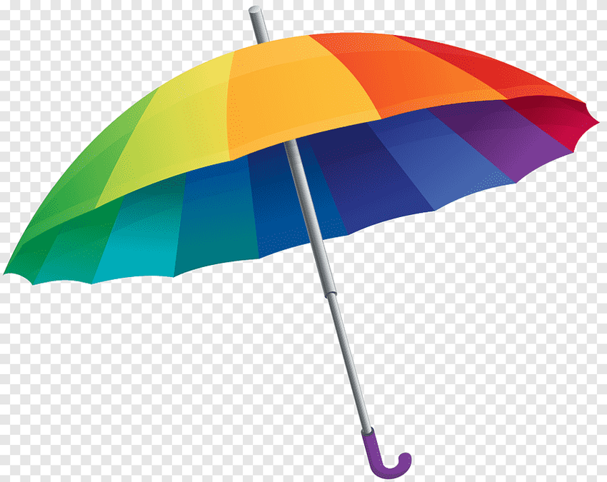 Зонтик на белом фоне Зонтик радуга трость