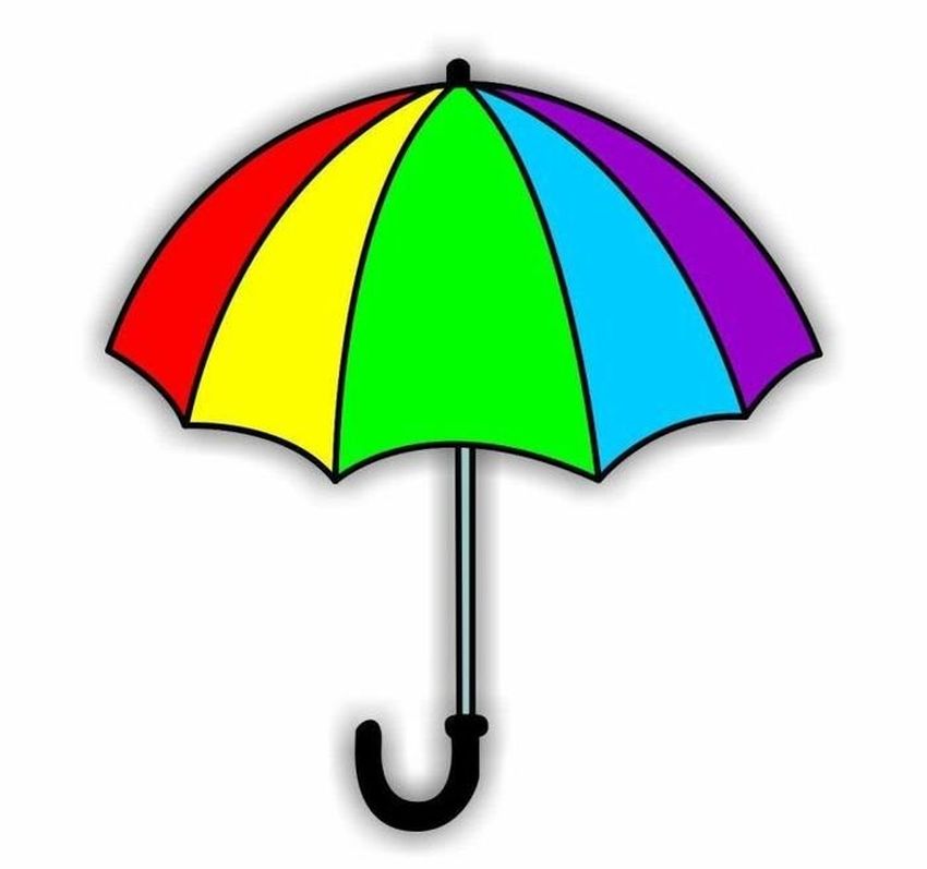 Зонтики Зонтик разноцветный для детей