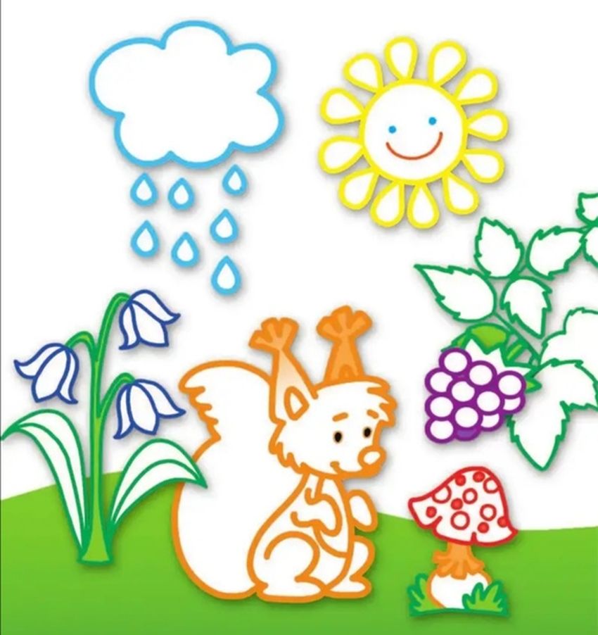 Водные раскраски Многоразовая водная раскраска