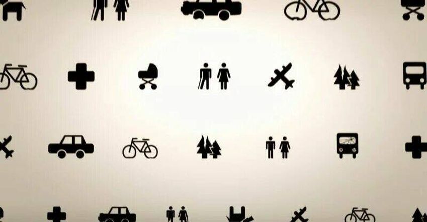 Значки для проверки зрения для детей Векторные иконки