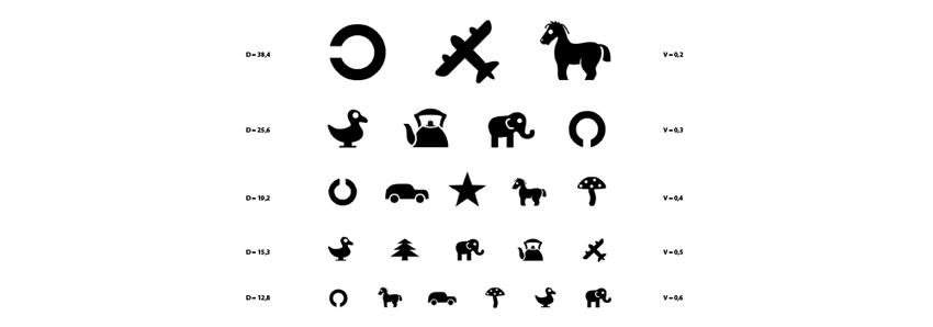 Таблица сивцева для проверки зрения Таблица сивцева для проверки остроты зрения