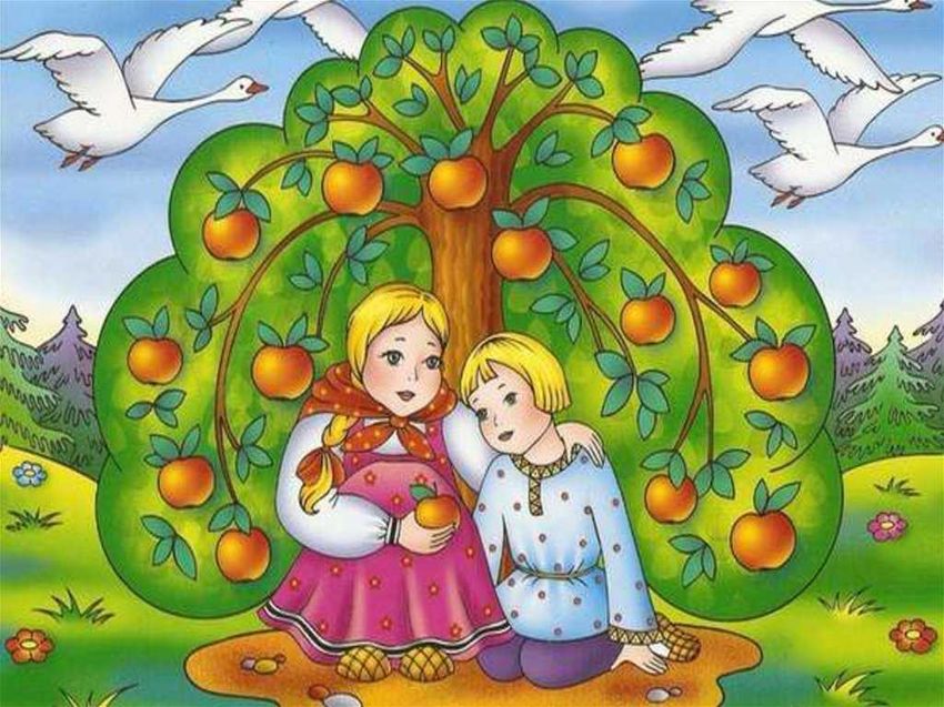 Сказка гуси лебеди Сказки
