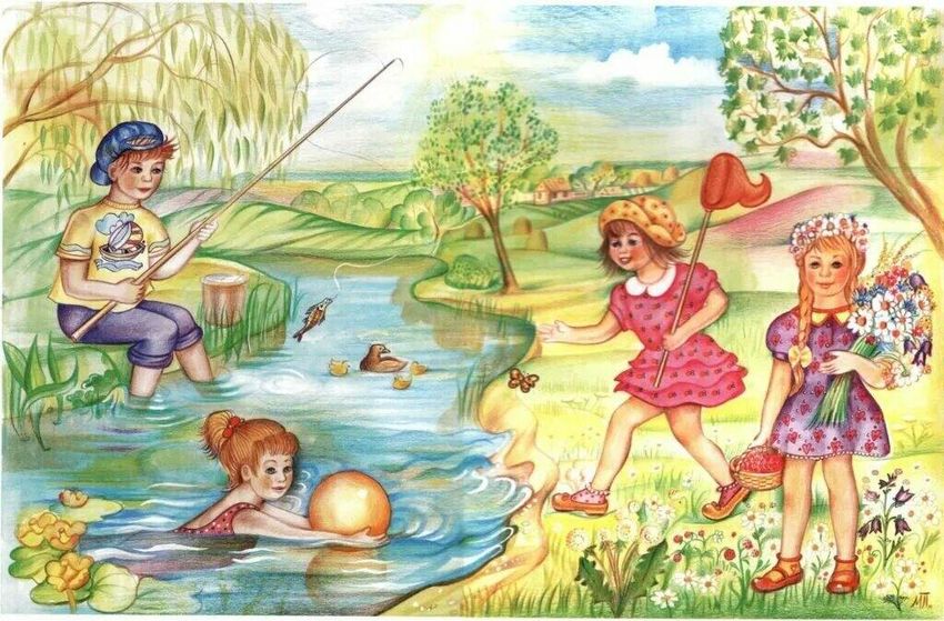 Лето для дошкольников