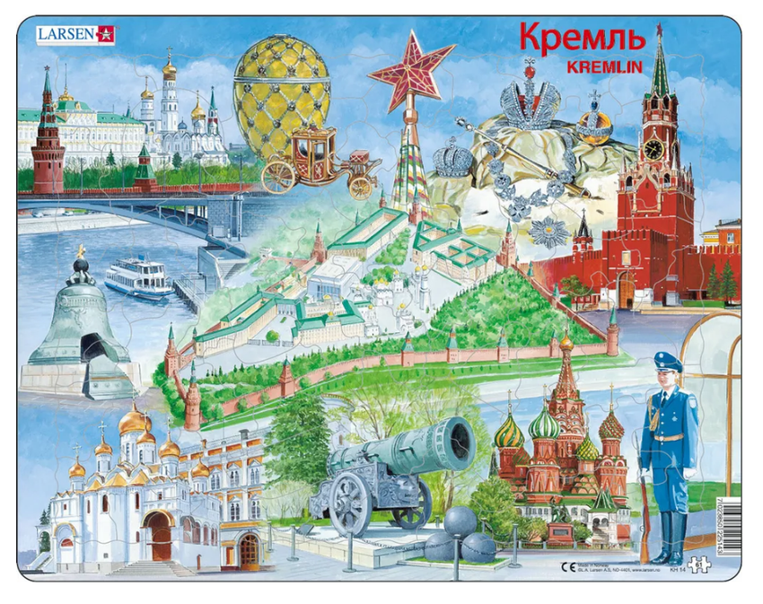 Пазл larsen кремль Кремль
