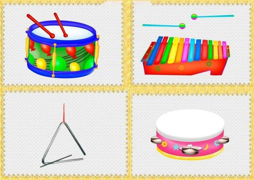 Музыкальные инструменты для детского сада