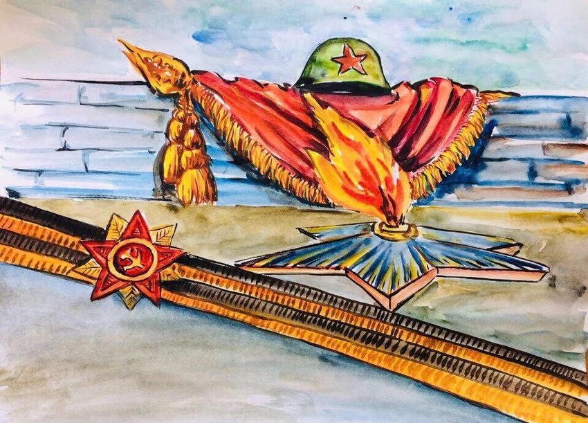 Рисунок посвященный дню победы