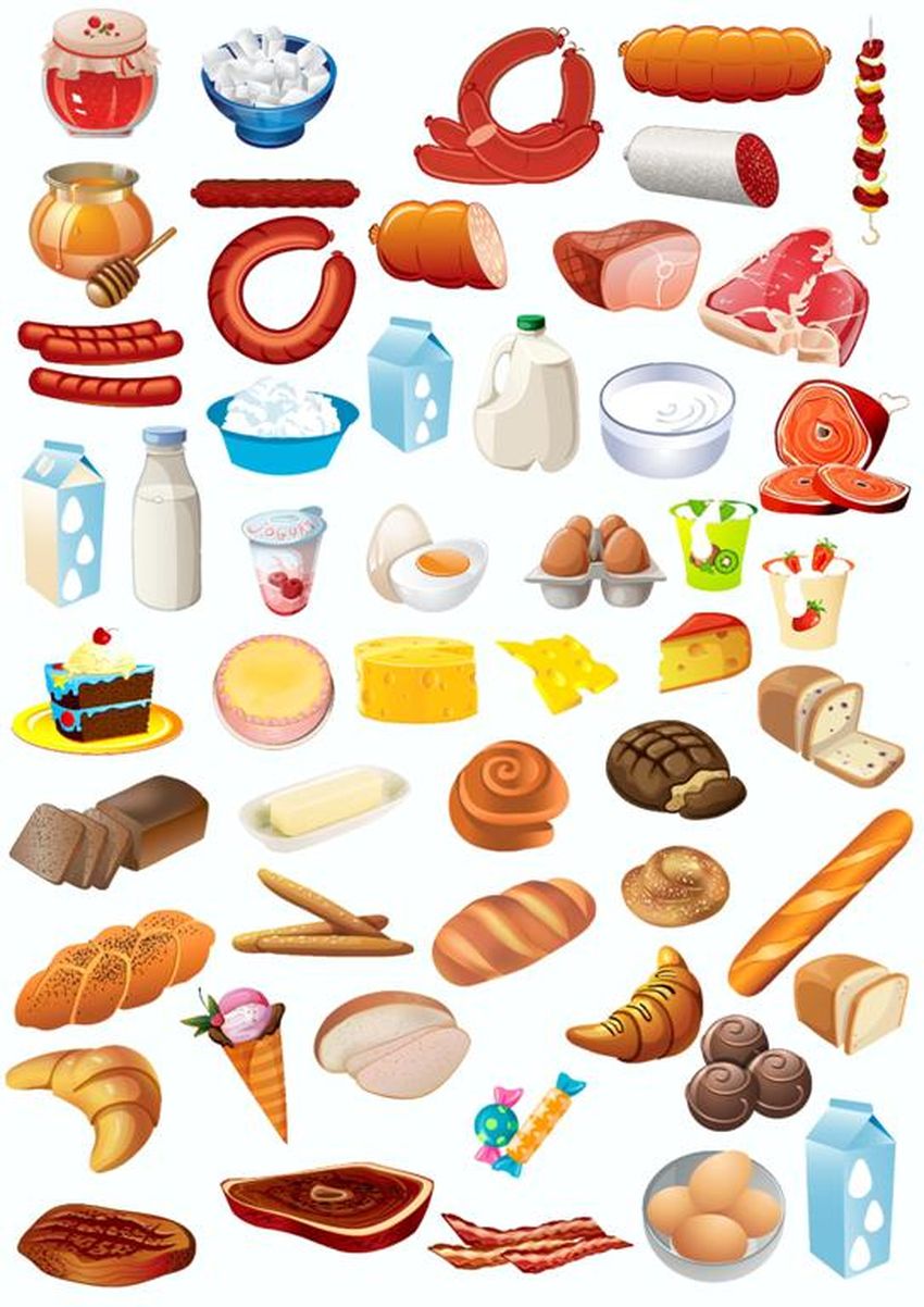 Клипарт продукты
