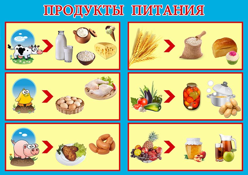 Дидактическая игра продукты питания