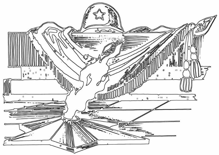 Вечный огонь разукрашка Вечный огонь раскраска