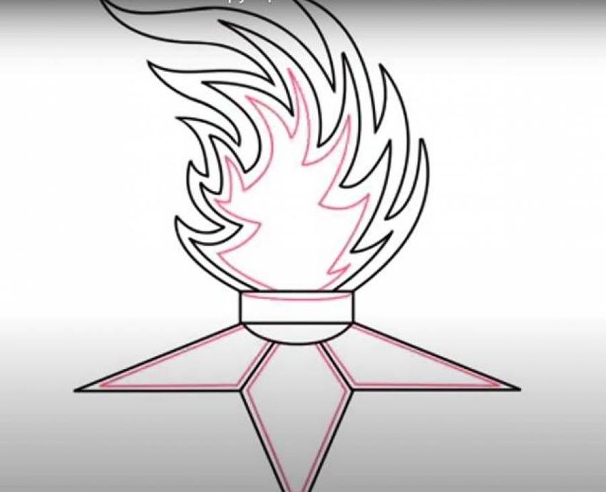 Вечный огонь рисунок Раскраски вечный огонь