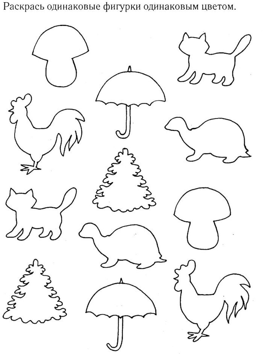 Трафарет петушка Задания для детей 3 4 года