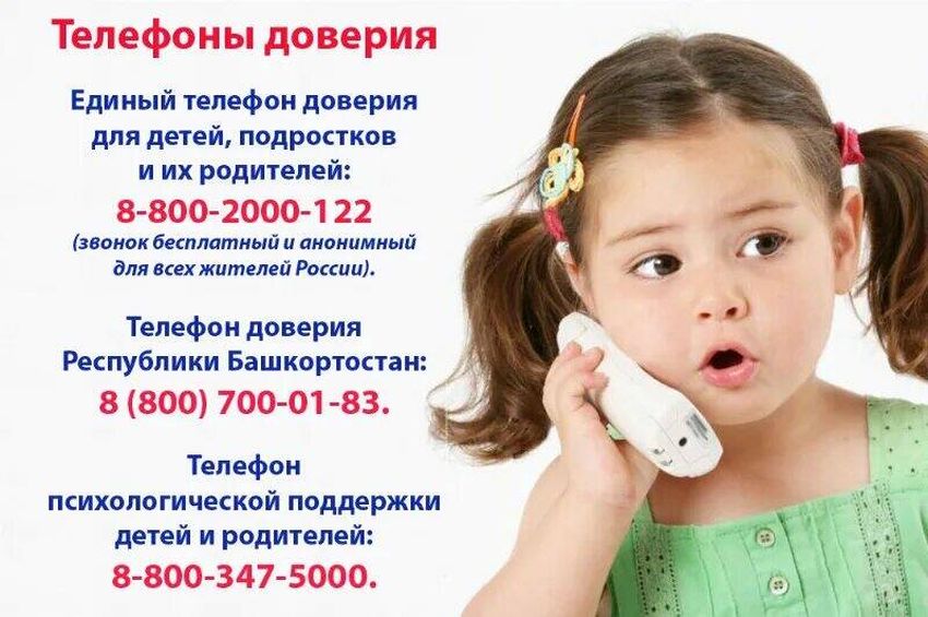 Телефон доверия для детей подростков и их родителей