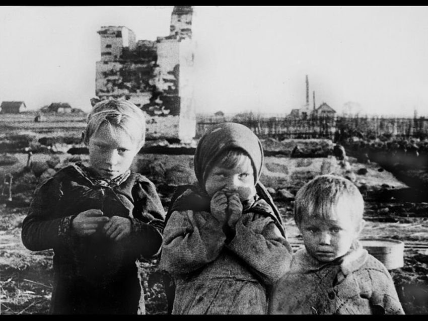 Дети войны в блокадном ленинграде