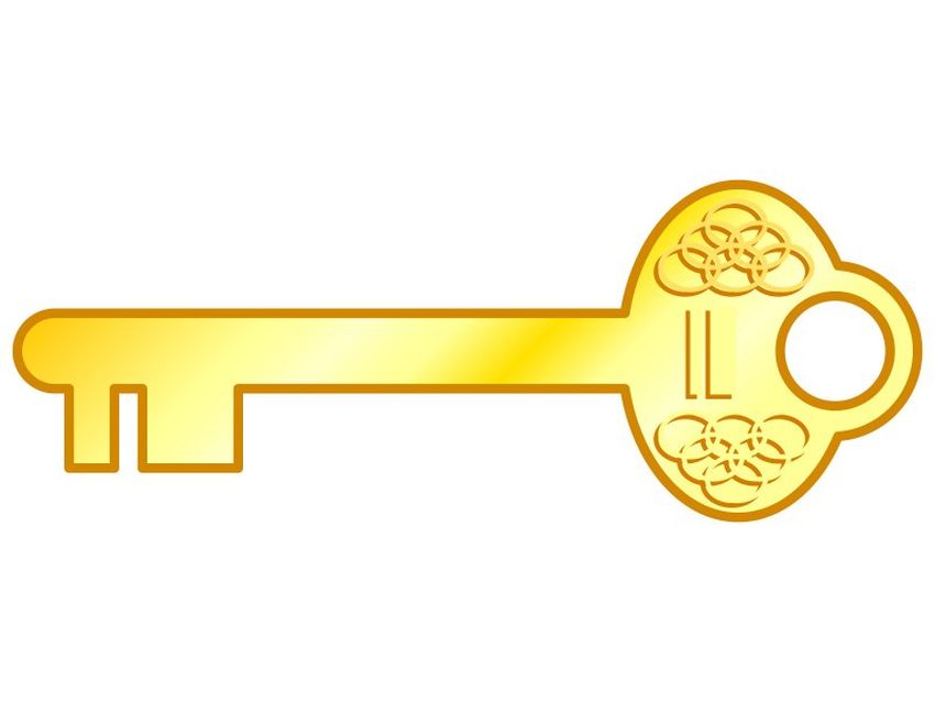 Шаблон золотого ключика Золотой ключик