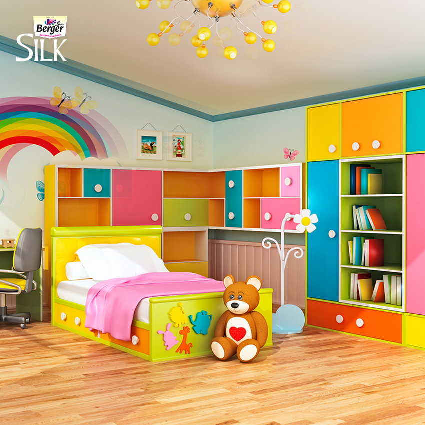 Детская комната Яркая детская комната