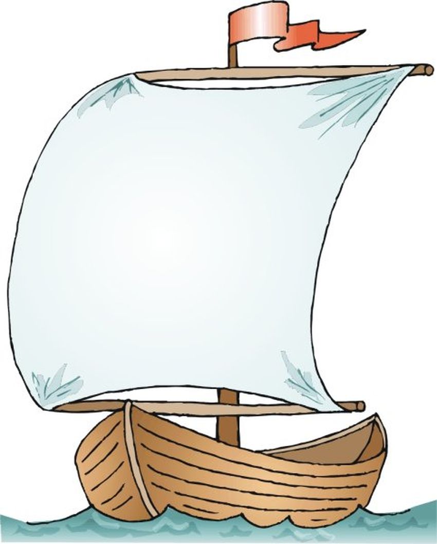 Рисунок кораблик