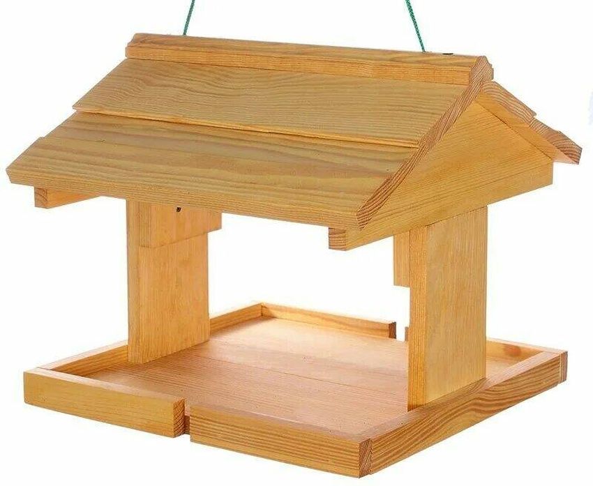 Кормушка для птиц Деревянная кормушка для птиц