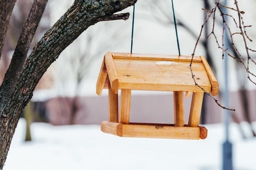 Кормушка для птиц Кормушка для птиц из фанеры