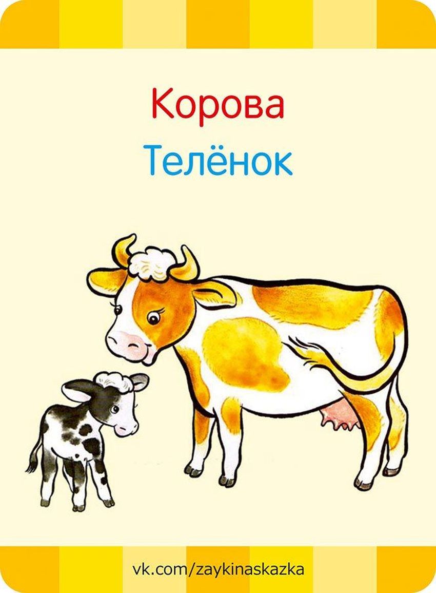 Корова для детей