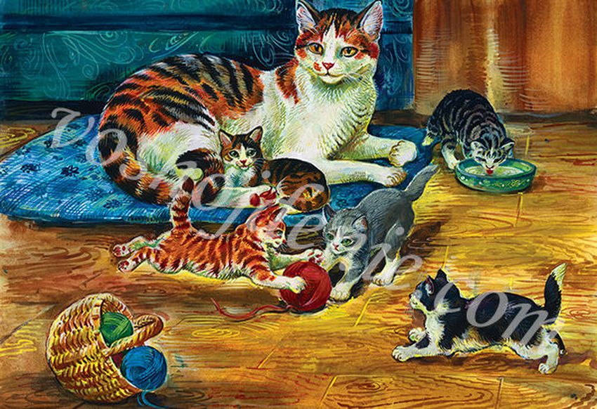 Картина кошки