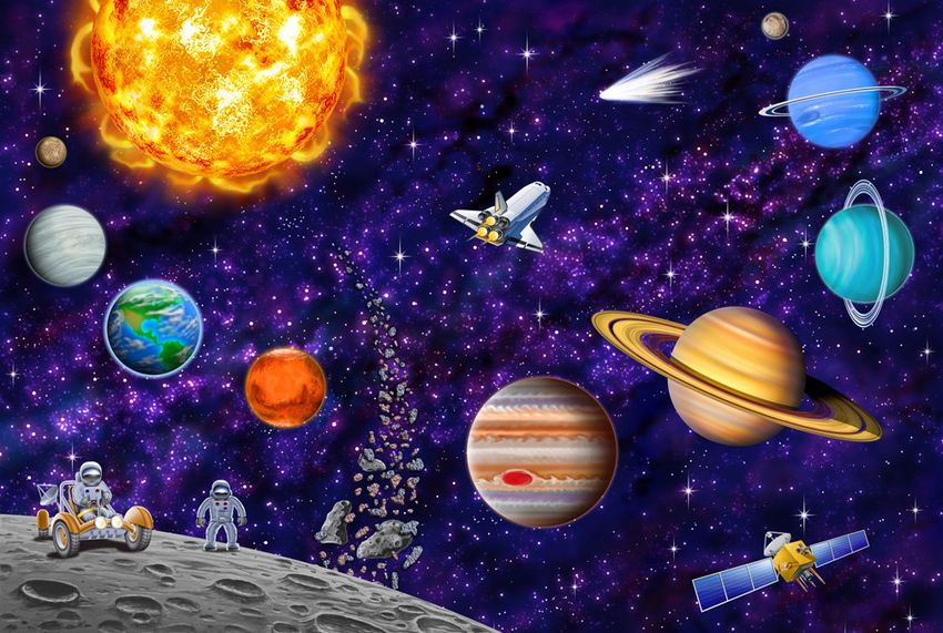 Солнечной системы планеты Космос для детей