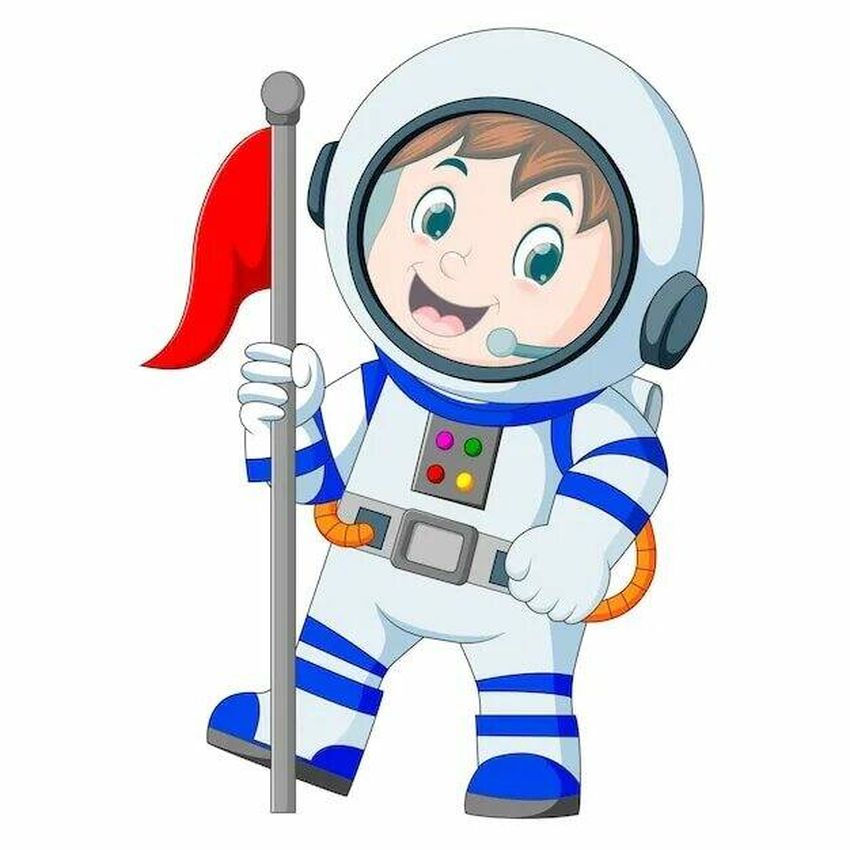 Мультяшный космонавт