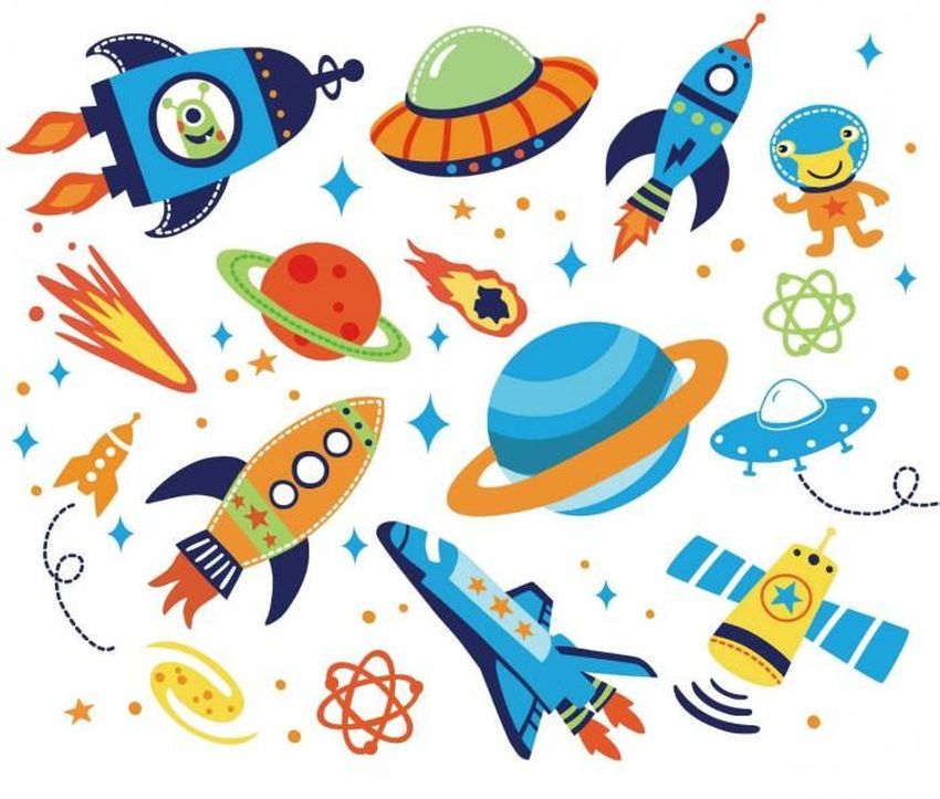 Баннер космос детский