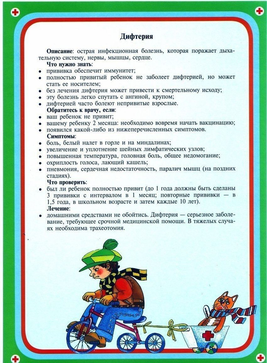 Дифтерия Детские болезни