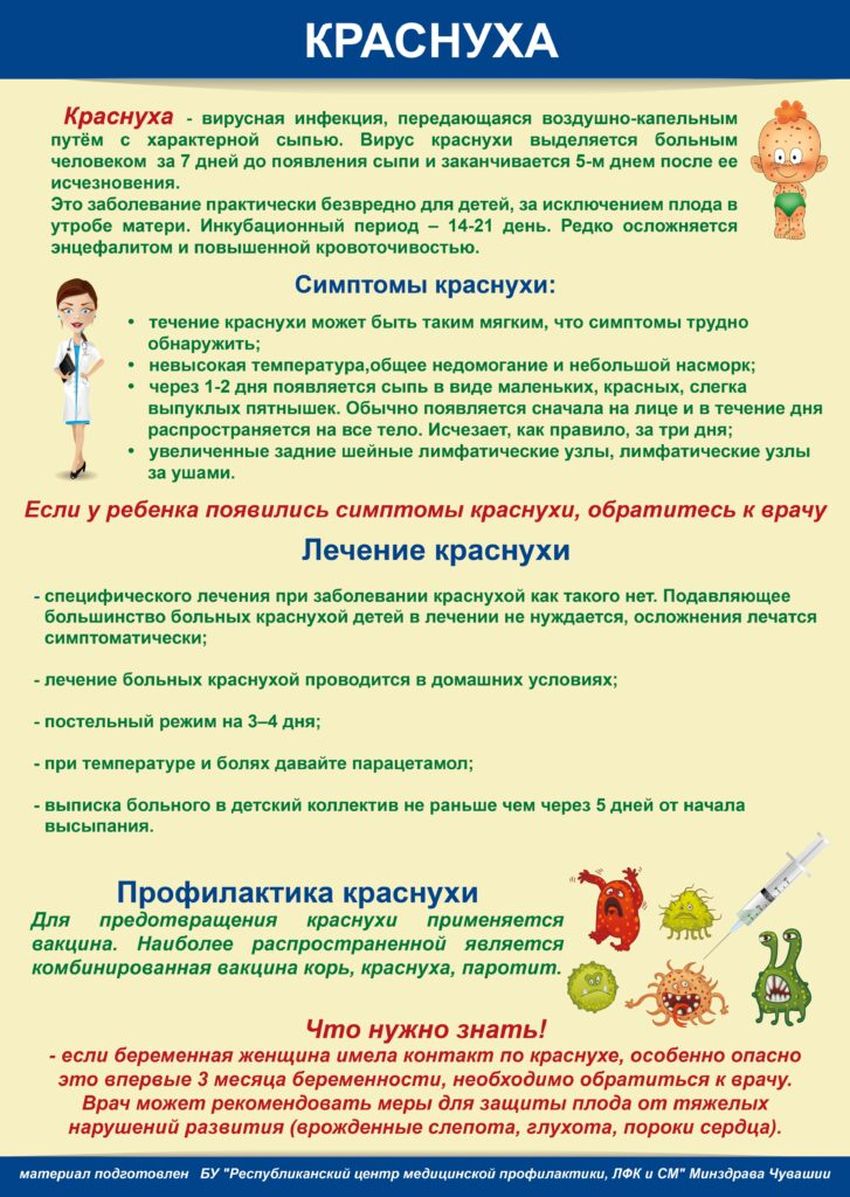 Профилактика при краснухе у детей Профилактика краснухи у детей