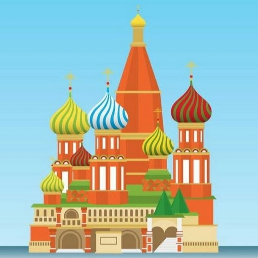 Храм василия блаженного рисунок Храм василия блаженного москва вектор