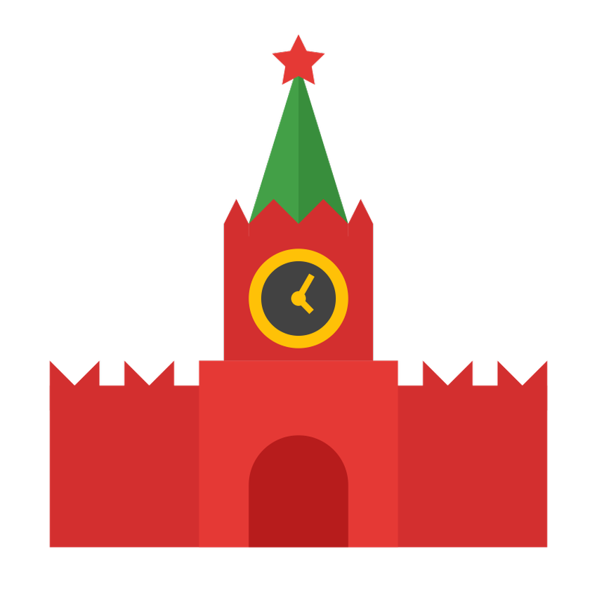 Зелёная площадь Кремль векторное изображение