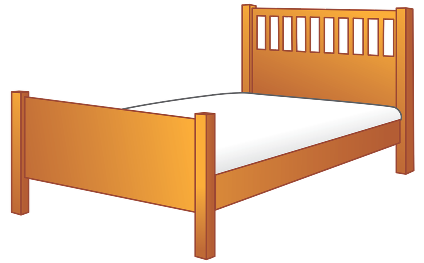 Кровать без фона Кровать рисунок для детей