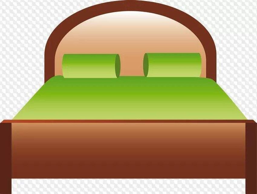Кровать без фона Клипарт кровать