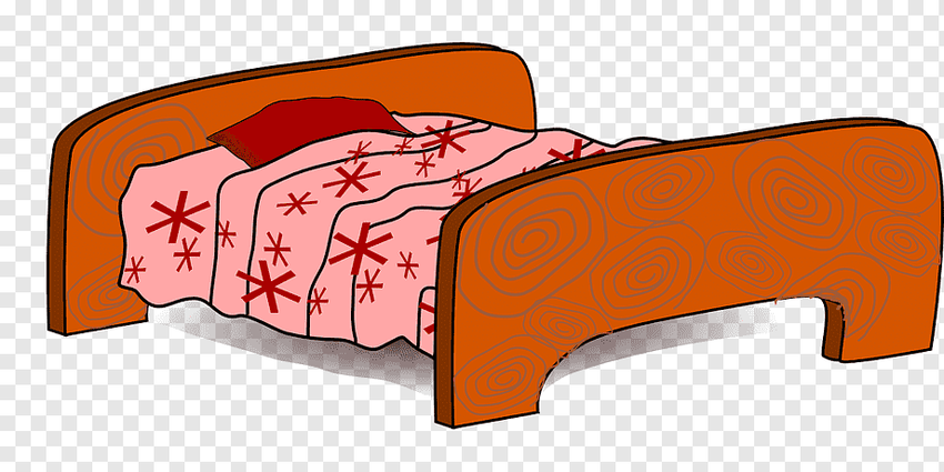 Кровать рисунок для детей Кровать мультяшная