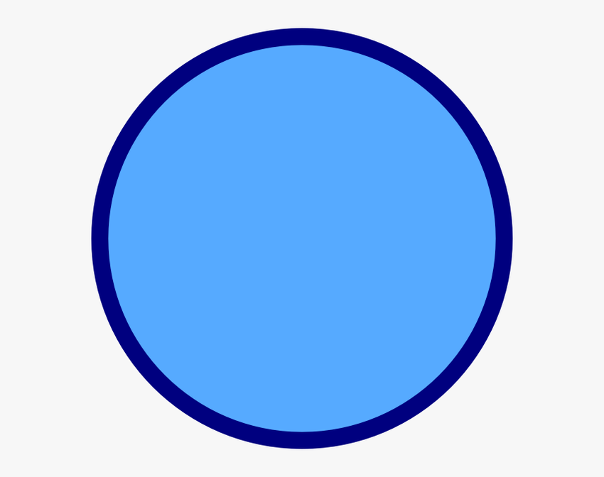 Темно синий круг