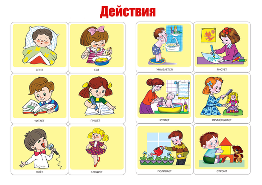 Карточки действия