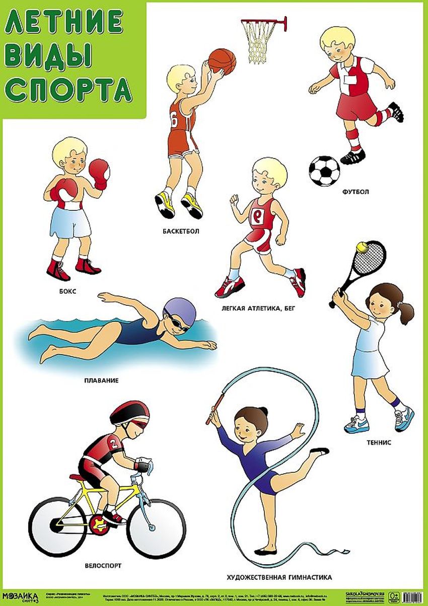 Виды спорта для детей